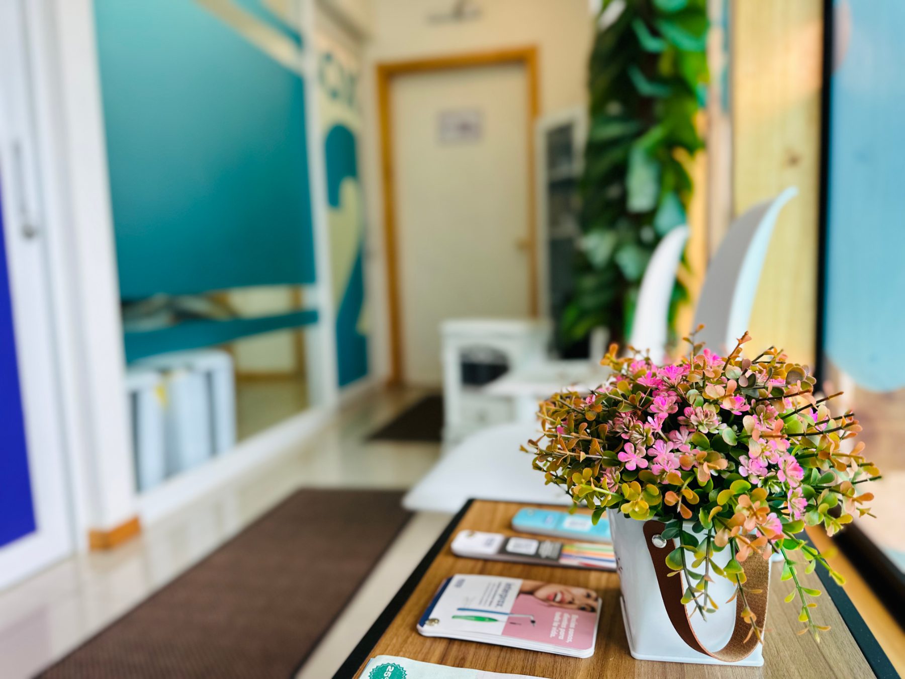 Sala de espera de Puerto Salud