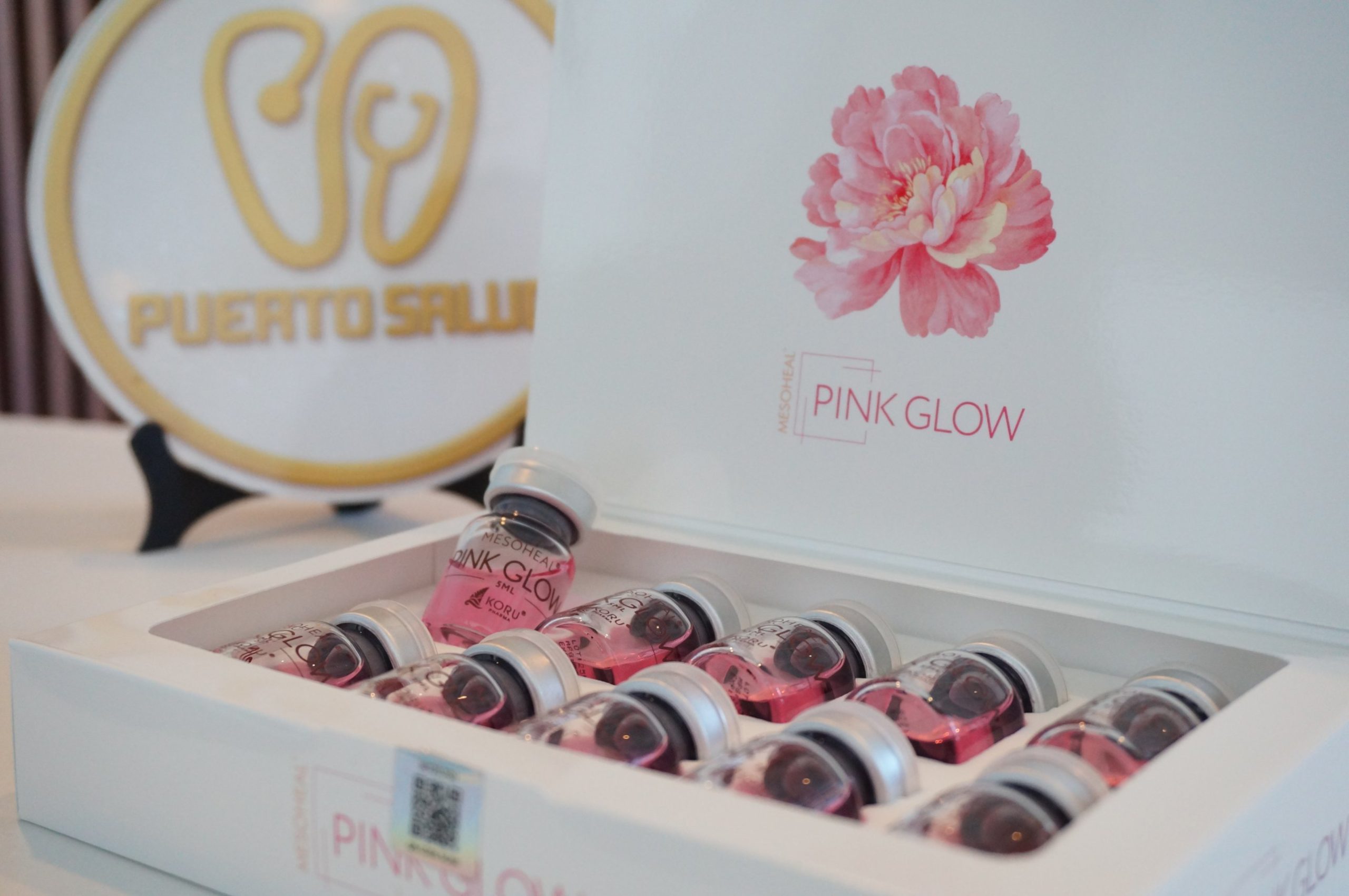 Viales de Mesoheal Pink Glow en Puerto Salud